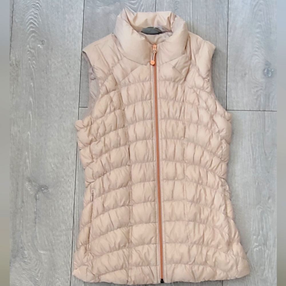 Athleta Light Pink Puffer Vest